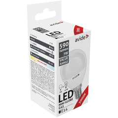 Avide Λάμπα LED Σφαιρική 7W E14 Θερμό 3000K Value