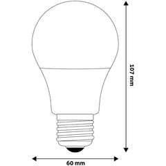 Avide Λάμπα LED Κοινή A60 8W E27 Λευκό 4000K