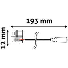 Avide DC Σύνδεσης Θηλυκό για LED Ταινία 12V 2835 8mm