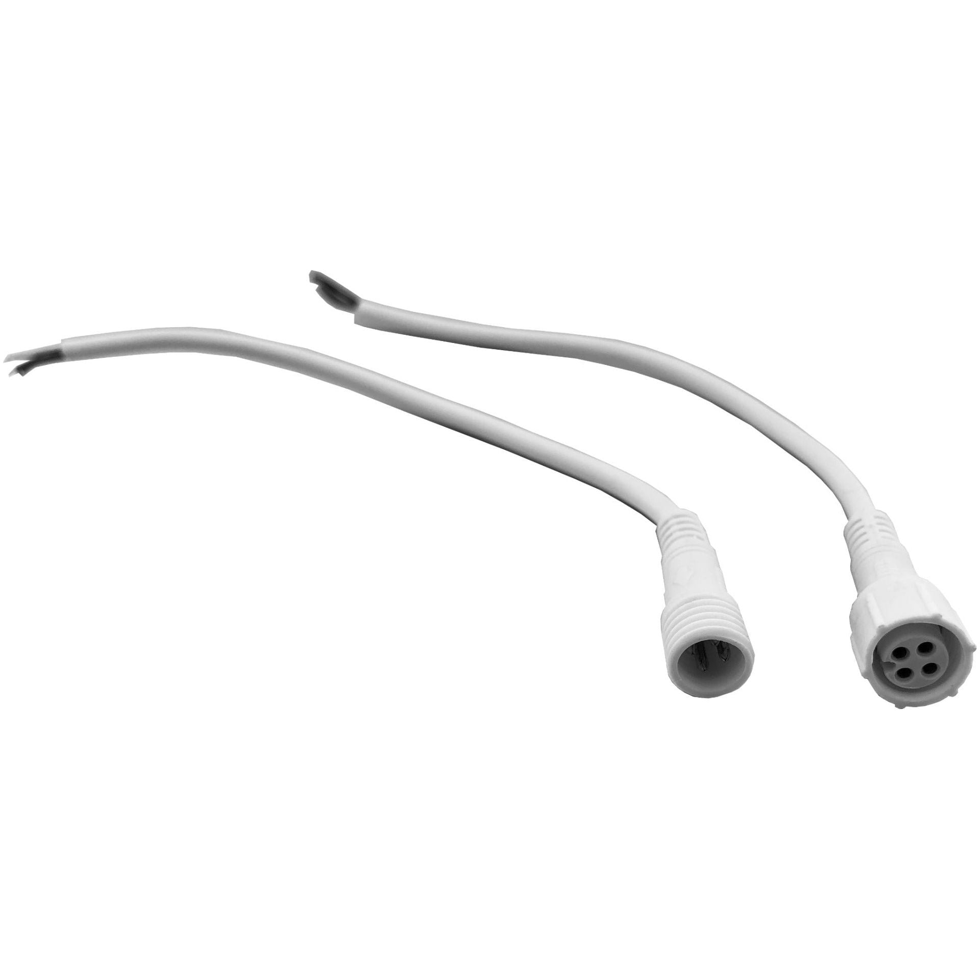 Avide Σετ Σύνδεσης για LED Ταινία 12V RGB IP65 με 4 Pin