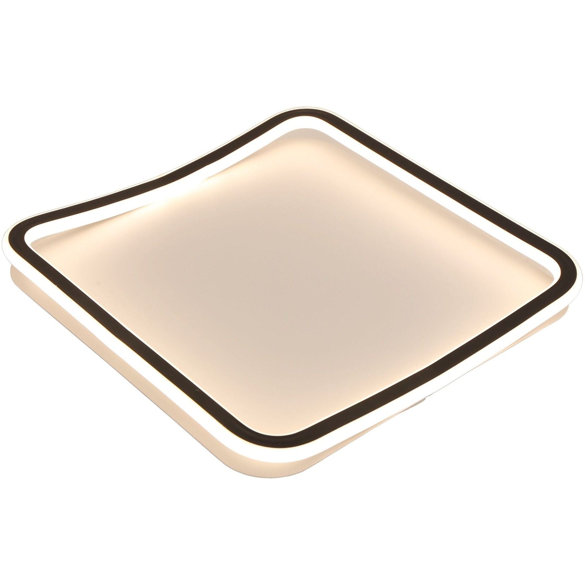 Avide Μοντέρνα Πλαφονιέρα Οροφής Oyster Cole με Τηλεχειριστήριο