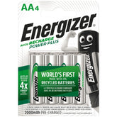 Energizer Επαναφορτιζόμενες Μπαταρίες AA 2000mAh (4τμχ)