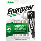 Energizer Επαναφορτιζόμενες Μπαταρίες AAA 700mAh (4τμχ)