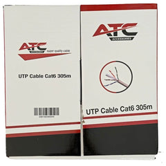 ATC Στροφείο Δικτύου ATC-613 UTP CAT6 305m Γκρί Εσωτερικό