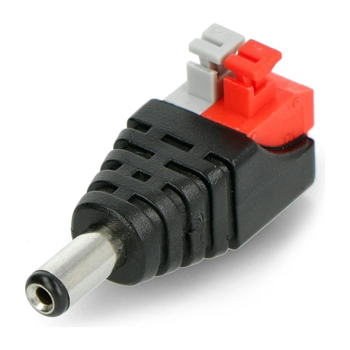 Αντάπτορας Ρεύματος DC 5.5x2.1mm Αρσενικό με 2 pins και Σφικτήρα Πίεσης