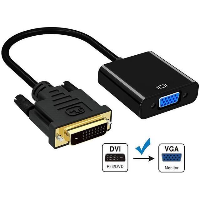 Αντάπτορας DVI Αρσενικό / VGA Θηλυκό