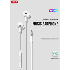 XO EP22 Ακουστικά Handsfree 3.5mm Λευκά