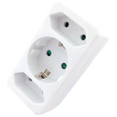 Entac Αντάπτορας Σούκο σε 2 Διπολικά & 1 Σούκο EPAG-1EE2E