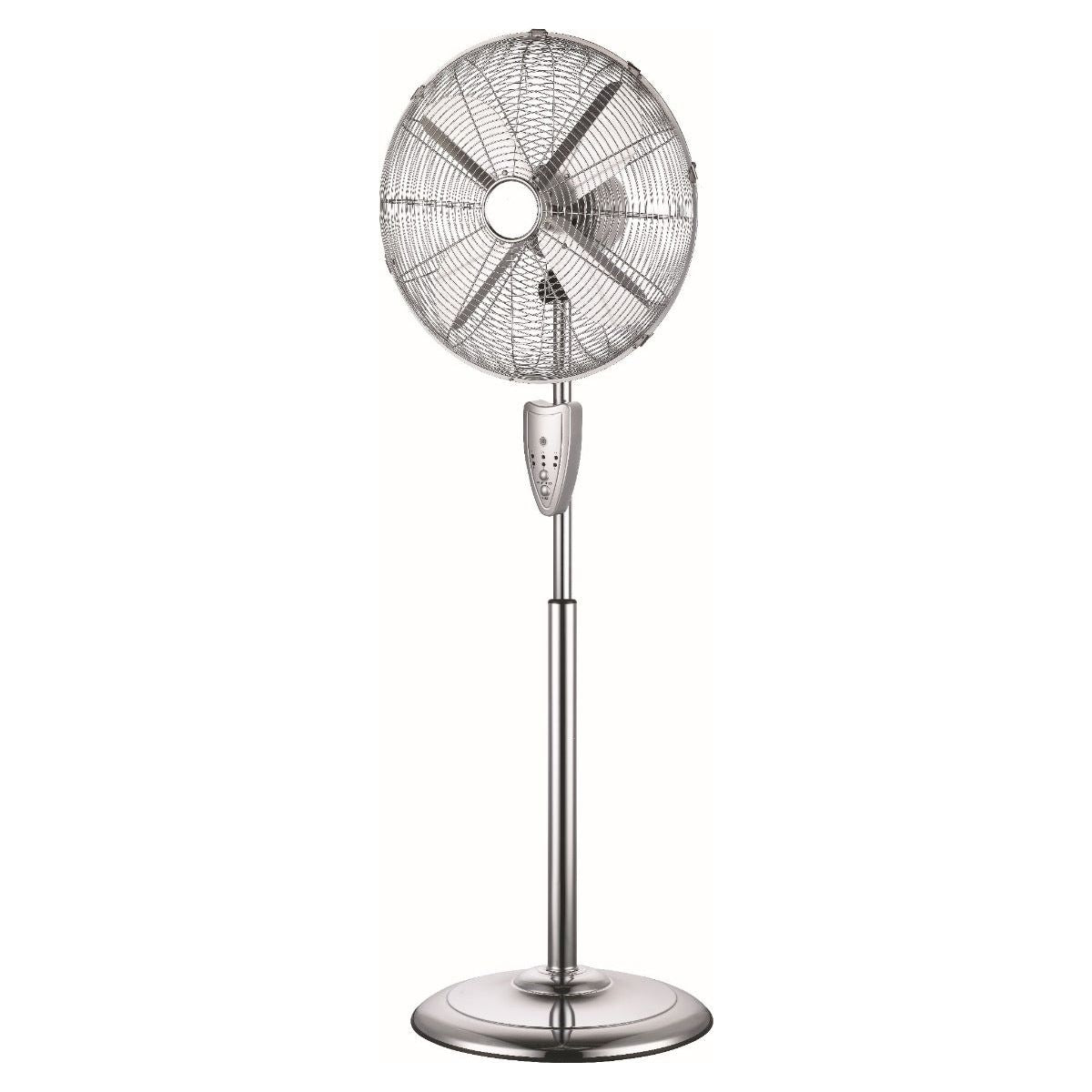 Entac Φορητός Ανεμιστήρας Ορθοστάτης Μεταλλικός 50W με Τηλεχειριστήριο