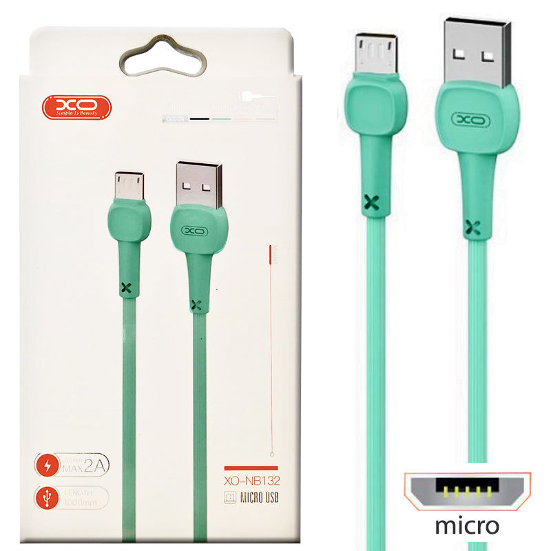 XO NB132 Καλώδιο Φόρτισης Micro Μπλέ