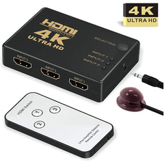 Διακόπτης HDMI 3 Είσοδοι / 1 Έξοδος 4K x 2K με Τηλεχειριστήριο