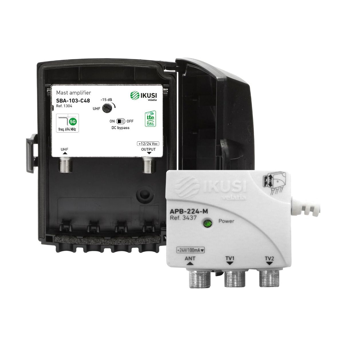 Ikusi Ενισχυτής Ιστού JSBA103-C48 UHF 35dB