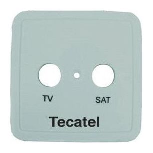 Tecatel Καπάκι Πρίζας Διπλό TV/SAT