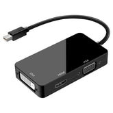 Αντάπτορας Mini DP Αρσενικό σε HDMI/VGA/DVI Μαύρο