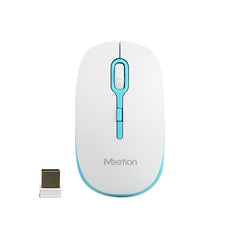 Meetion MT-R547 Ασύρματο Ποντίκι 2.4G Λευκό & Μπλε