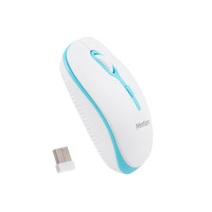Meetion MT-R547 Ασύρματο Ποντίκι 2.4G Λευκό & Μπλε