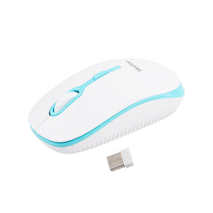 Meetion MT-R547 Ασύρματο Ποντίκι 2.4G Λευκό & Μπλε
