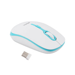 Meetion MT-R547 Ασύρματο Ποντίκι 2.4G Λευκό & Μπλε