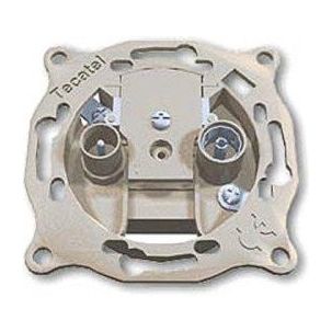 Tecatel Πρίζα Τερματική Διπλή TV/SAT