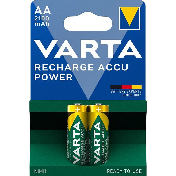 Varta Επαναφορτιζόμενες Μπαταρίες RTU AA 2100mAh (2τμχ)