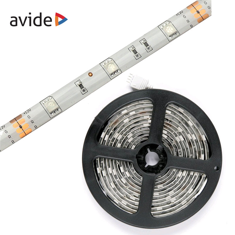 Avide LED Ταινία 12V 7.2W RGB IP65 5m