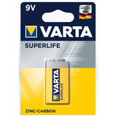 Varta Μπαταρία Απλή 6F22(9V) (1τμχ)