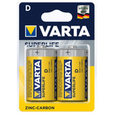 Varta Μπαταρίες Απλές R20 D (2τμχ)