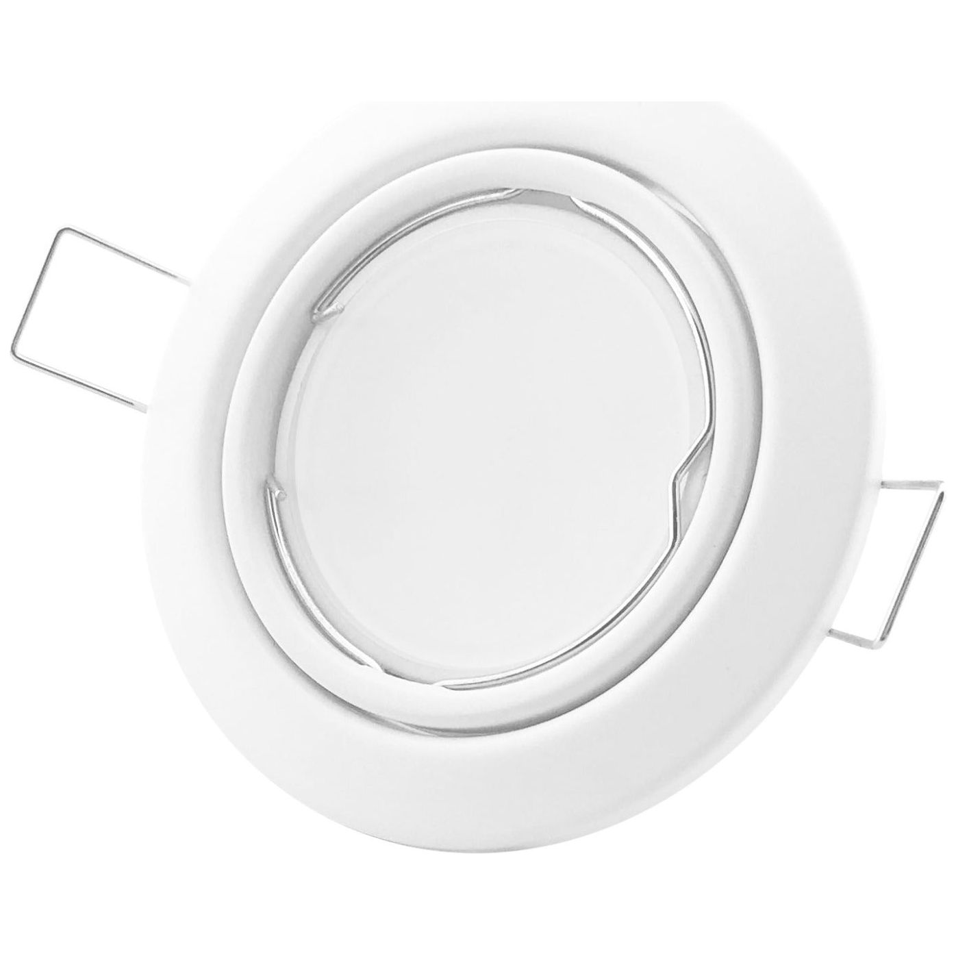 Avide GU10 Πλαίσιο Κώνος Σαγρέ Άσπρο