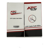 ATC Στροφείο Δικτύου ATC-613 UTP CAT6 305m Γκρί Εσωτερικό