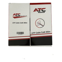 ATC Στροφείο Δικτύου ATC-613 UTP CAT6 305m Γκρί Εσωτερικό