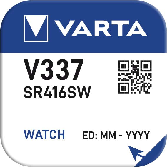Varta Μπαταρία Ρολογιού V337 (1τμχ)