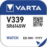 Varta Μπαταρία Ρολογιού V339 (1τμχ)