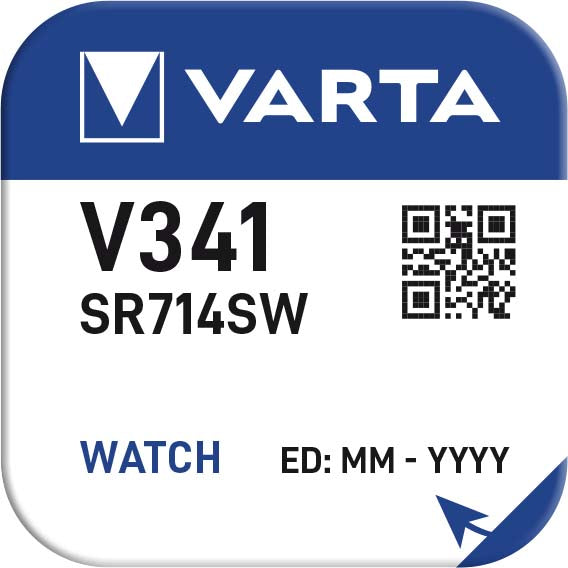 Varta Μπαταρία Ρολογιού V341 (1τμχ)