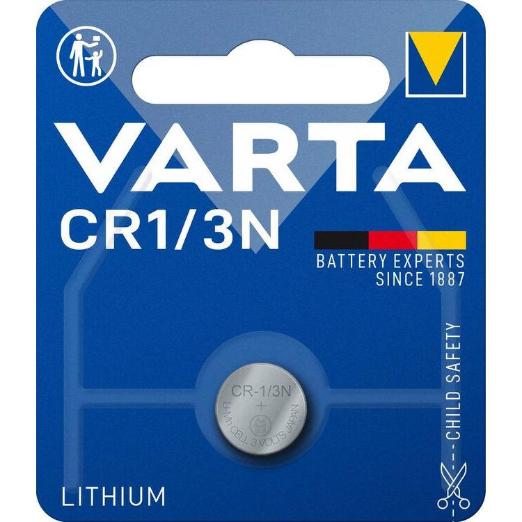 Varta Μπαταρία Κουμπί Λιθίου CR 1/3 (1τμχ)