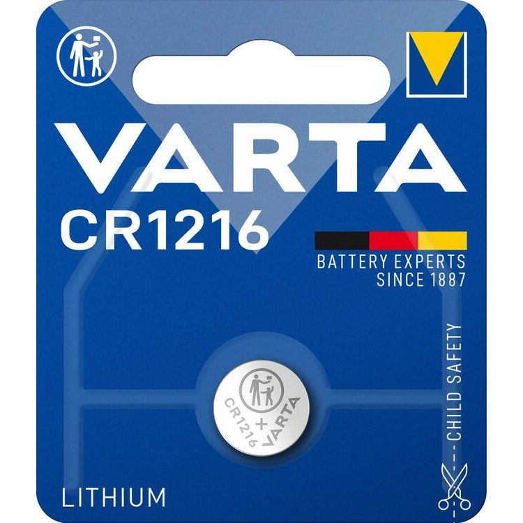 Varta Μπαταρία Κουμπί Λιθίου CR1216 (1τμχ)