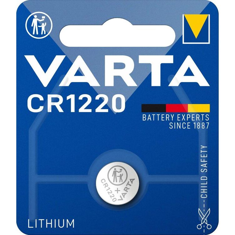 Varta Μπαταρία Κουμπί Λιθίου CR1220 (1τμχ)