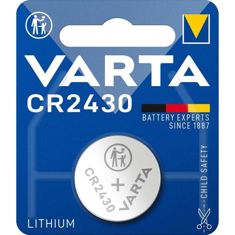 Varta Μπαταρία Κουμπί Λιθίου CR2430 (1τμχ)