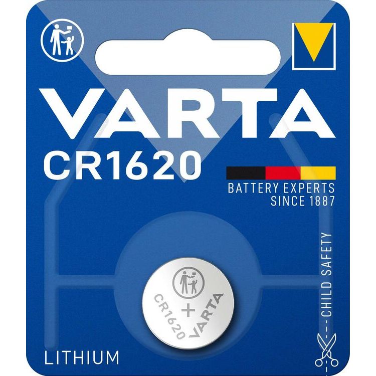 Varta Μπαταρία Κουμπί Λιθίου CR1620 (1τμχ)