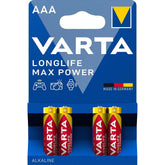 Varta Μπαταρίες Longlife Max LR03 AAA (4τμχ)