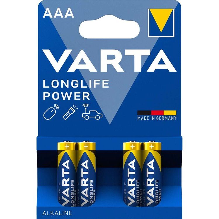 Varta Μπαταρίες Longlife Power LR03 AAA (4τμχ)