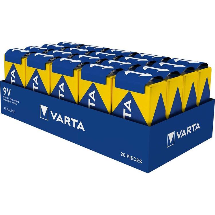 Varta Μπαταρίες 6LR61 Χύμα 6LR61 9V (20τμχ)