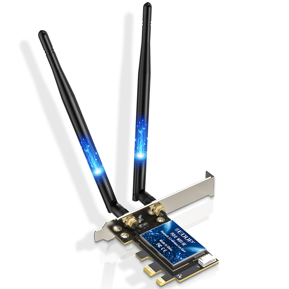 EDUP Network Adapter EP-9651GS WIFI 6EAX5400 + Bluetooth 5.3 PCI-E
