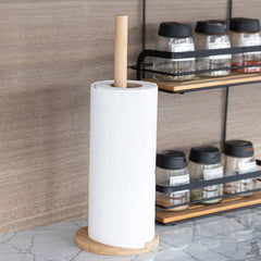 ESTIA BAMBOO ESSENTIALS KITCHEN ROLL HOLDER 12x33.5cm