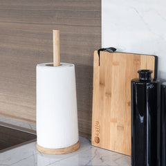 ESTIA BAMBOO ESSENTIALS KITCHEN ROLL HOLDER 12x33.5cm