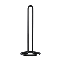 ESTIA KITCHEN ROLLER HOLDER MATTE BLACK ZINC ALLOY