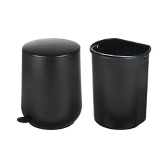 ESTIA ΧΑΡΤΟΔΟΧΕΙΟ ΜΠΑΝΙΟΥ FJORD SOFT CLOSE 5lt BLACK