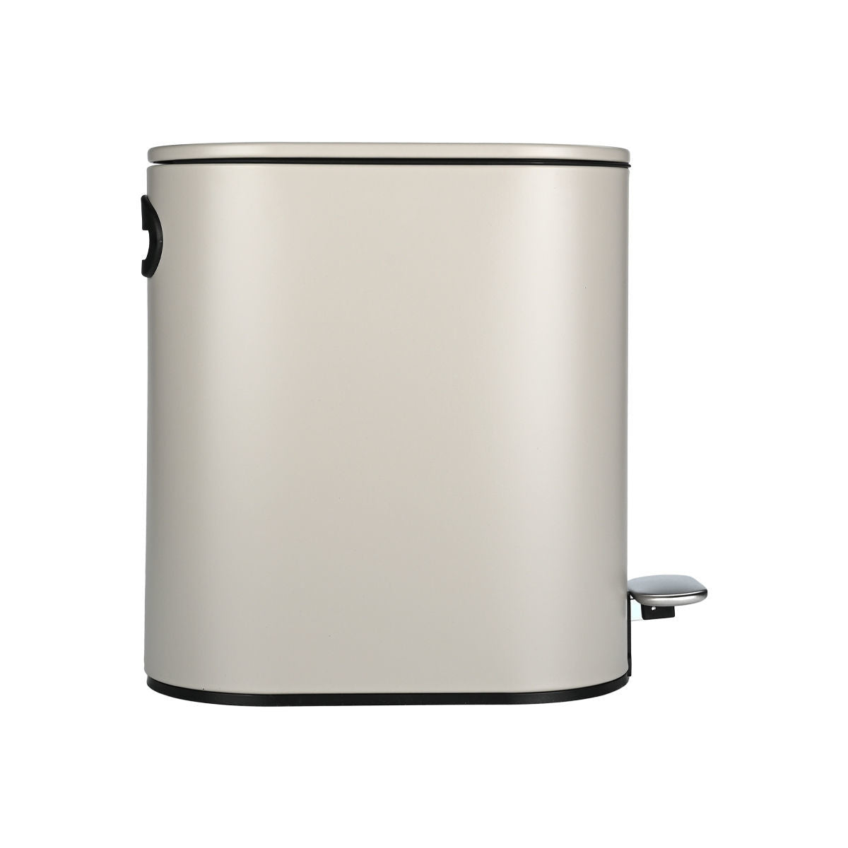 ESTIA ΧΑΡΤΟΔΟΧΕΙΟ ΜΠΑΝΙΟΥ SLIM SOFT CLOSE 5lt ΜΑΤ TAUPE