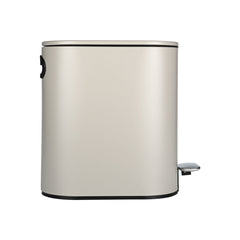 ESTIA ΧΑΡΤΟΔΟΧΕΙΟ ΜΠΑΝΙΟΥ SLIM SOFT CLOSE 5lt ΜΑΤ TAUPE