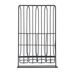ESTIA ΒΑΣΗ ΓΙΑ ΚΑΨΟΥΛΕΣ & ΣΥΣΚΕΥΑΣΙΕΣ ESPRESSO METAL BLACK ΜΕΤΑΛΛΙΚΗ ΔΙΠΛΗΣ ΟΨΕΩΣ ΜΑΥΡΗ