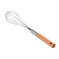 ESTIA ALLURE STAINLESS STEEL 5-WIRE EGG DIE WITH WOODEN HANDLE